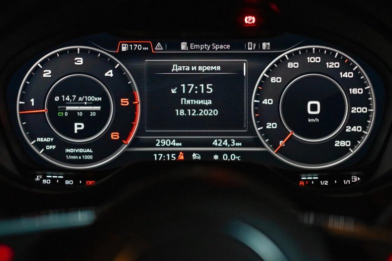 Audi s5 2017 приборная панель
