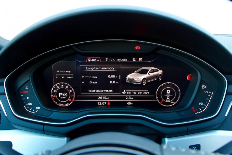 Приборная панель ауди