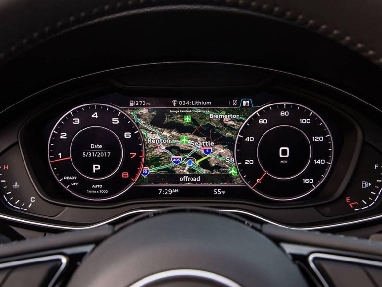 Audi a5 приборная панель