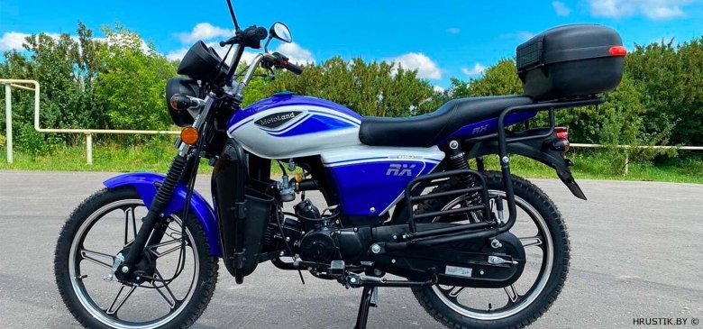 Мопед motoland альфа rx 11 синий