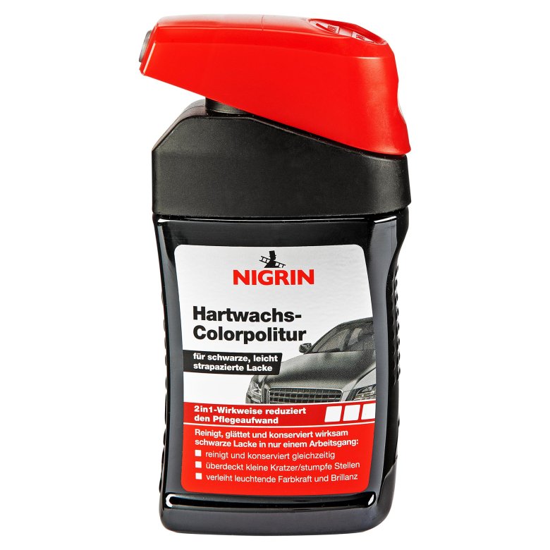 Воск для автомобиля nigrin полироль с твердым