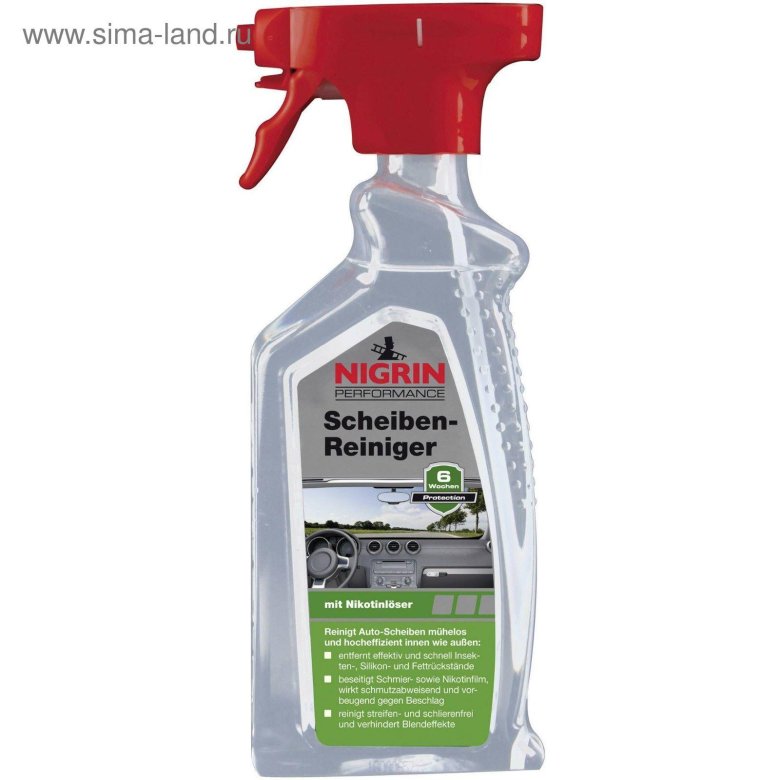 Очиститель полироль стекол nigrin