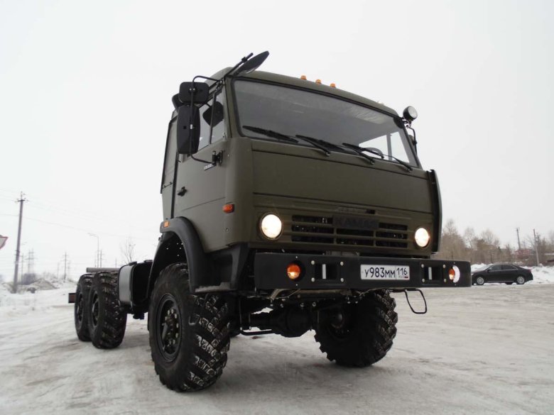 Камаз вездеход 6х6 с новой кабиной.