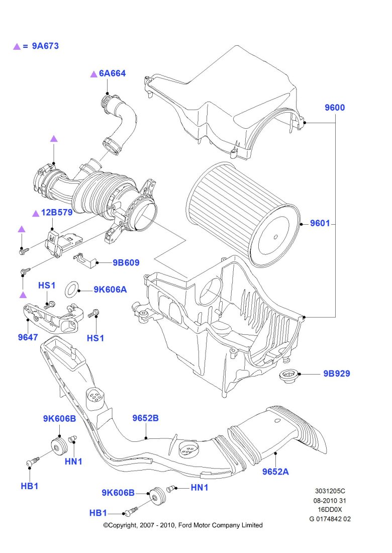Воздушный фильтр ford focus