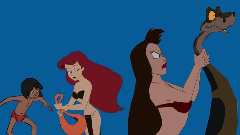 Каа гипнотизирует ариэль