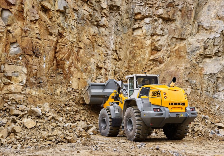 Погрузчик либхер 586