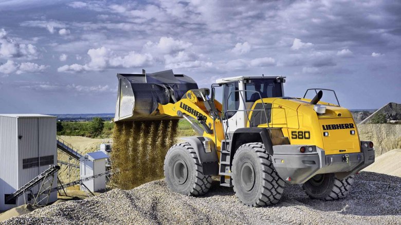 Фронтальный погрузчик либхер