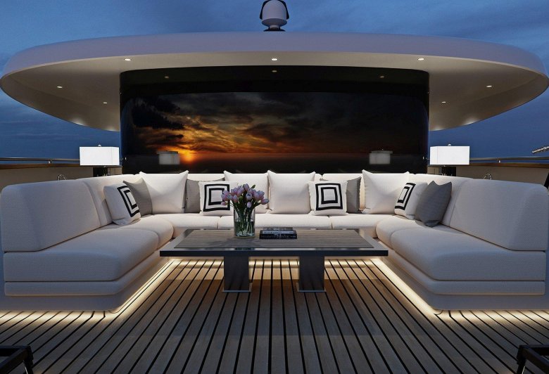 Яхта билла гейтса интерьер