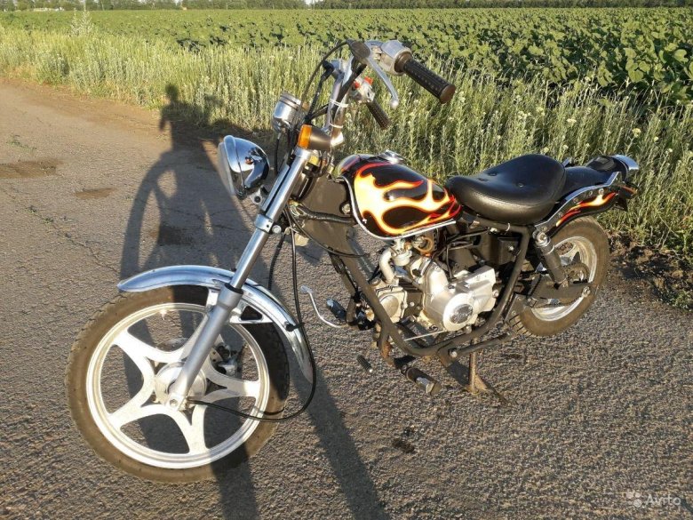 Мопед чоппер атлант 50 кубов