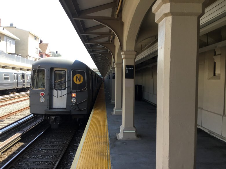 R68 new york city subway car