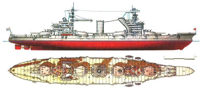 Линкор севастополь чертежи