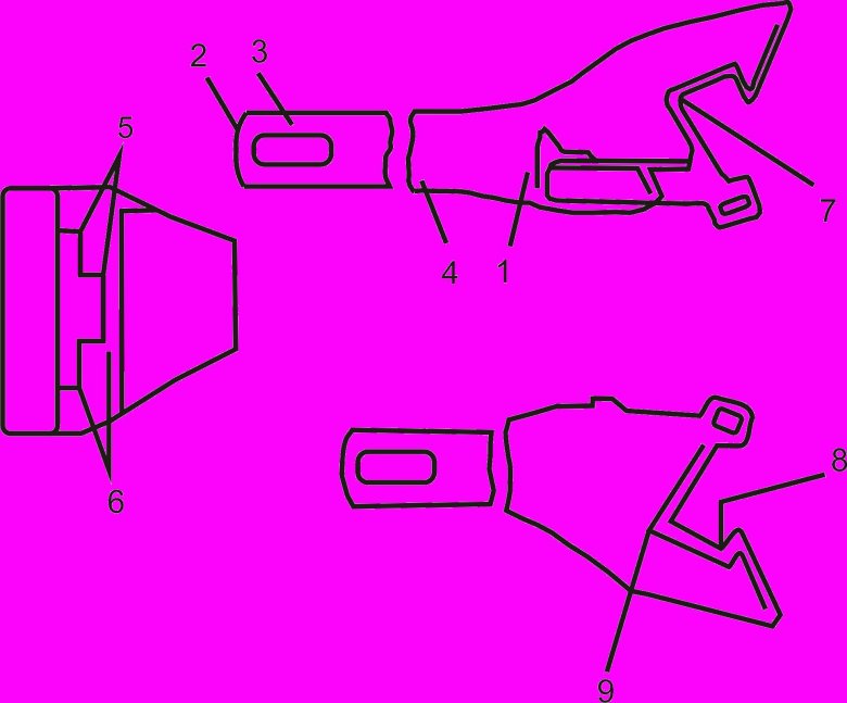 Корпус автосцепки са 3