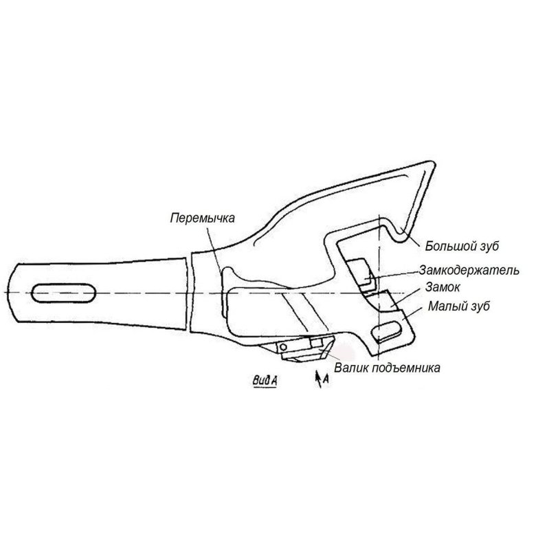 Корпус автосцепки са 3