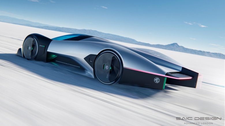 Mercedes benz vision eq silver arrow