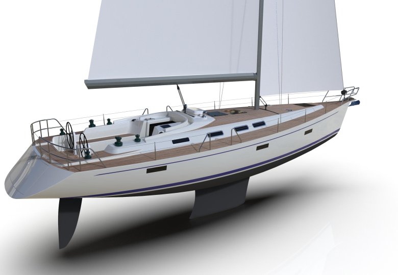 Модель яхты парусной triumph 800