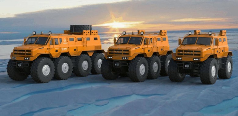 Вездеход русак 8х8