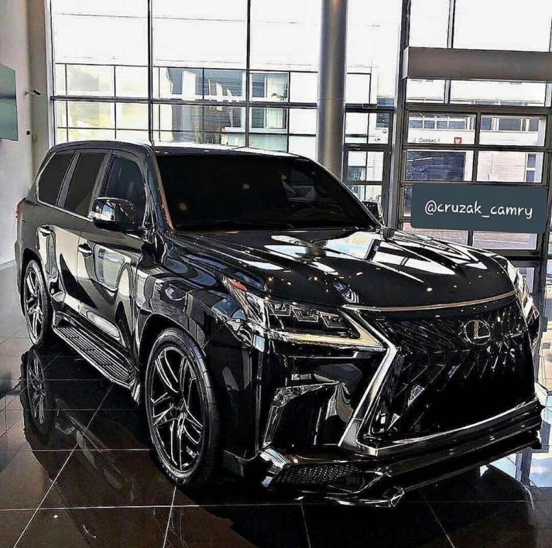 Lexus lx 570 black vision