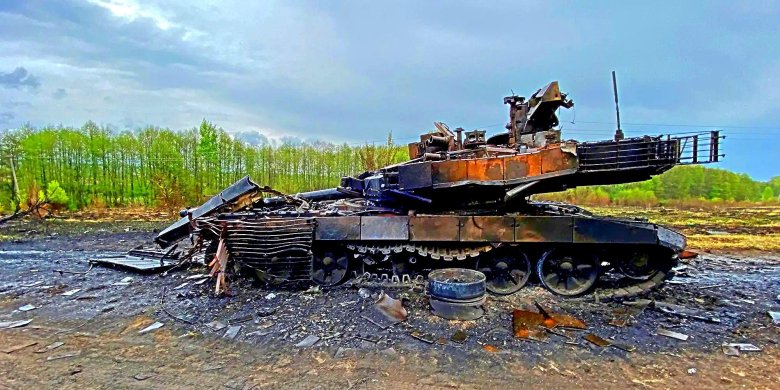 Т-90м прорыв на украине подбит