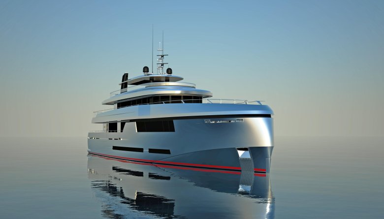 Моторный катамаран