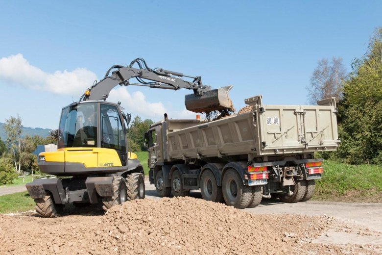 Колесные экскаваторы