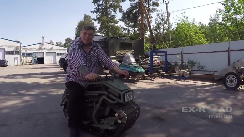 Гусеничный мини вездеход