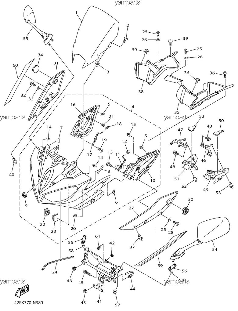 Схема ямаха fz6