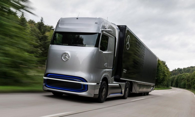 Водородный грузовик мерседес