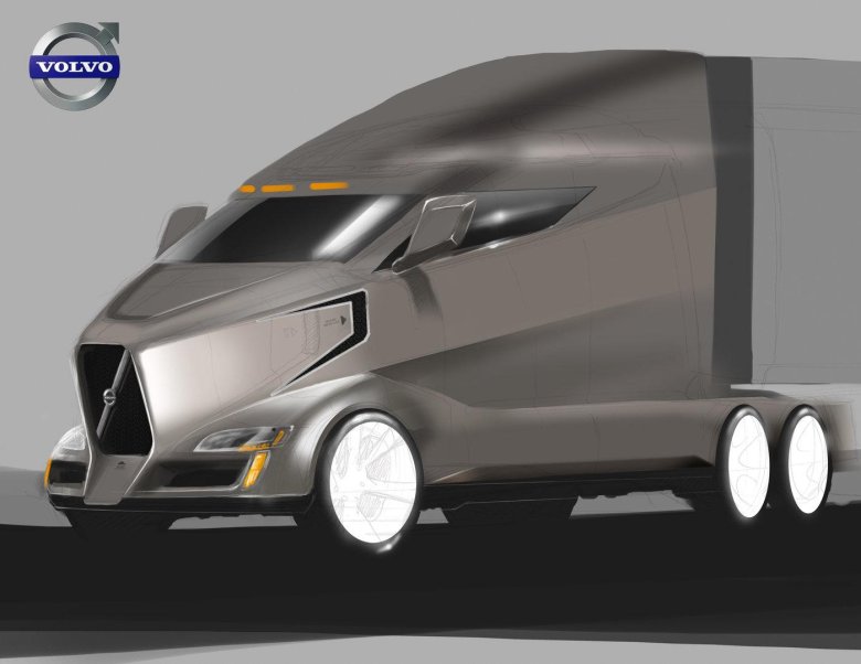 Новый грузовик вольво