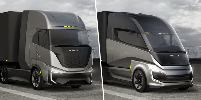 Грузовик nikola tre