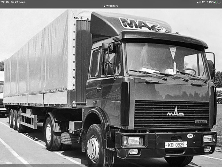 Грузовик маз 5432