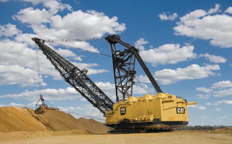 Caterpillar драглайн cat 8750