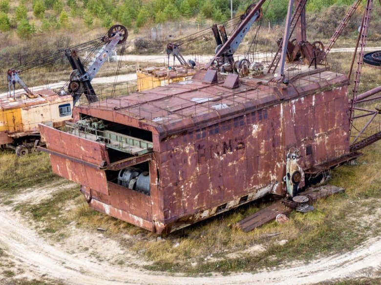 Шагающий экскаватор ссср