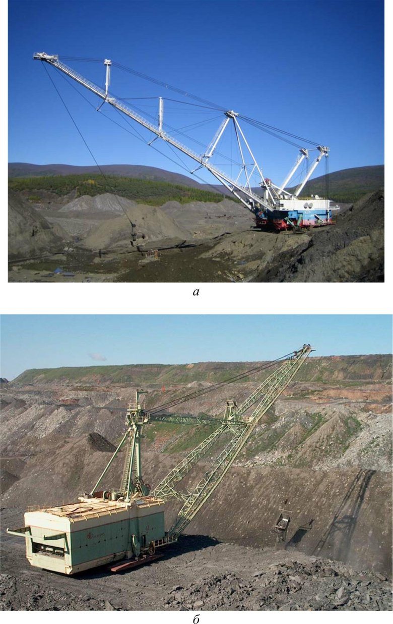 Шагающий экскаватор эш 100