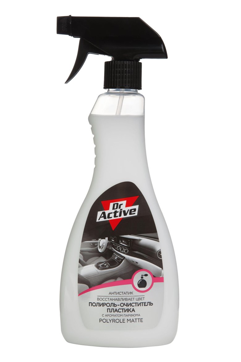 Полироль очиститель пластика polyrole matte