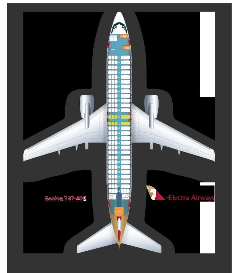 Схема самолета боинг 737