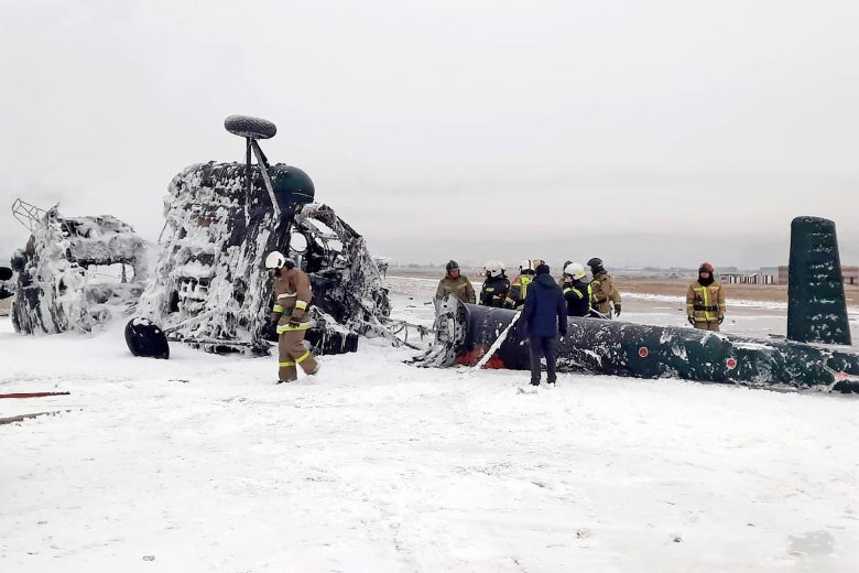 Падение вертолёта в улан-удэ