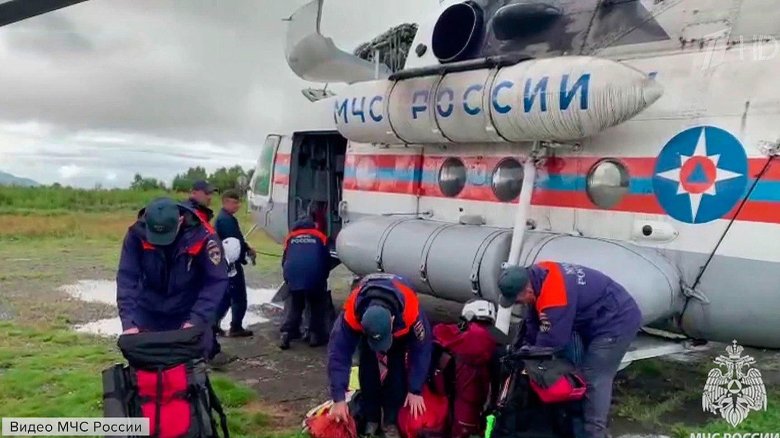 Вертолёт ми 8 на камчатке