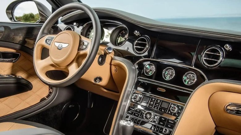 Bentley mulsanne 1992 салон