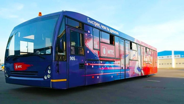 Перронный автобус маз