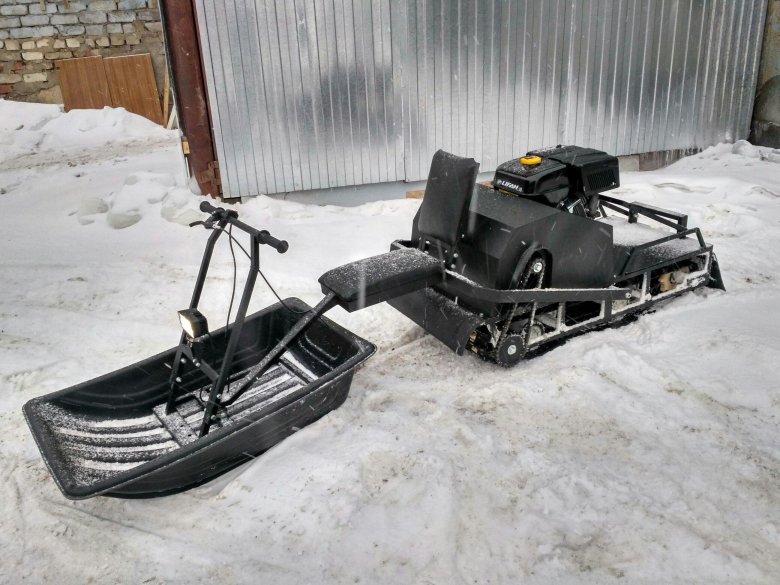 Мотобуксировщик толкач альбатрос