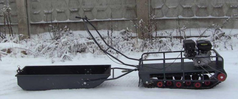 Мотобуксировщик тягун