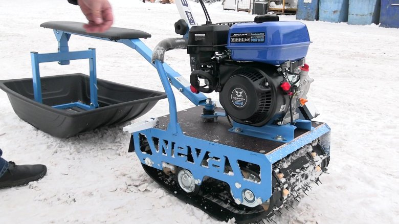 Мотобуксировщик нева мс-1к