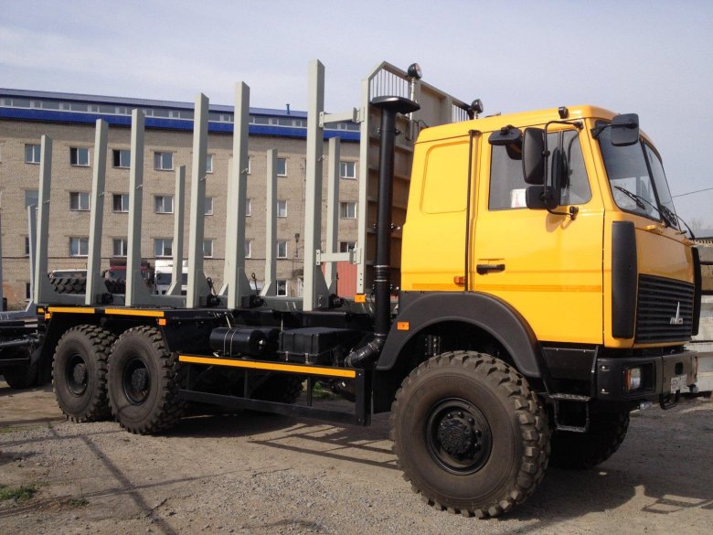 Сортиментовоз маз 6317f9