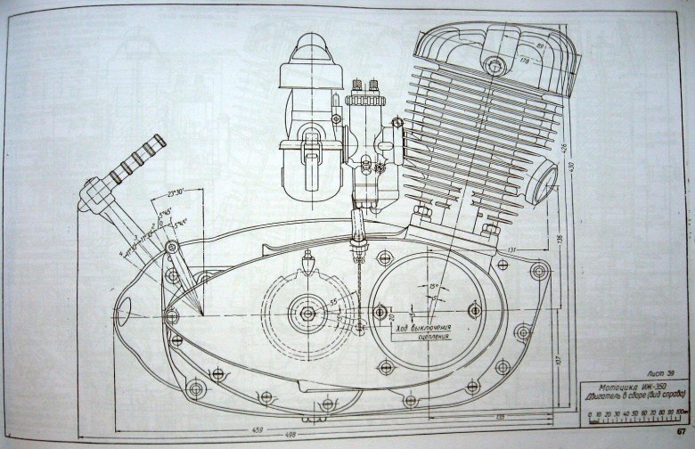 Схема двигателя иж юпитер 5