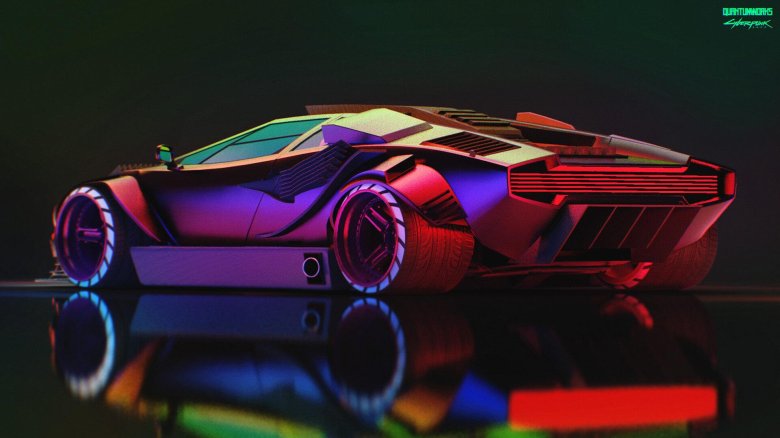 Cyberpunk 2077 lamborghini