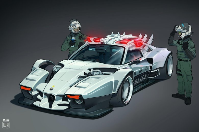 Машина киберпанк