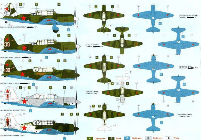 Pe-2 декаль 1/48
