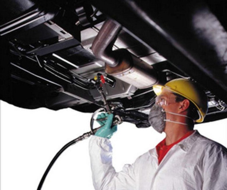 Антикоррозийное покрытие днища автомобиля