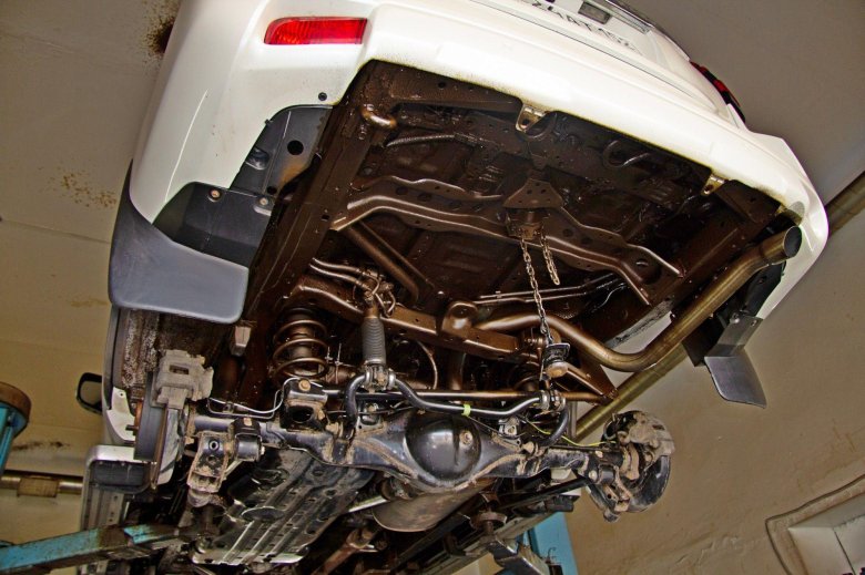 Днище автомобиля