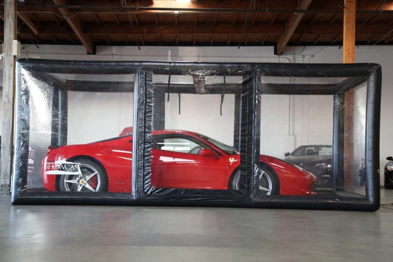 Надувной гараж для автомобиля